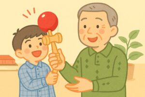 けん玉で遊ぶ楽しさ