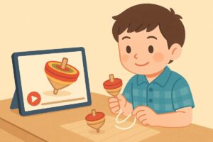 動画で学ぶこま回しのテクニック