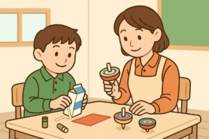 保育士のためのこま回し教材