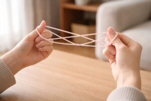 基本の形を作る指先